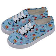 New Year Elements Kids  Classic Low Top Sneakers by SychEva