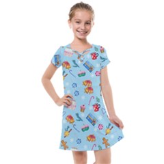 New Year Elements Kids  Cross Web Dress by SychEva