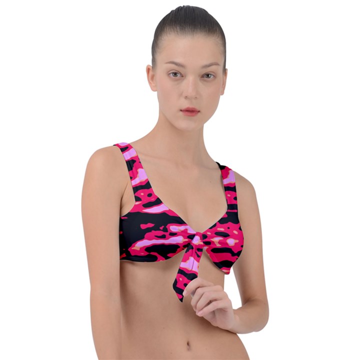 Using as a basis the wave action from the Aegean Sea, and following specific technics in capture and post-process, I have created that abstract series, based on the water flow. Front Tie Bikini Top