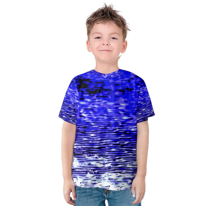 Blue Waves Flow Series 1 Kids  Cotton Tee