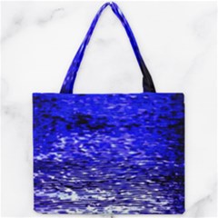 Blue Waves Flow Series 1 Mini Tote Bag by DimitriosArt