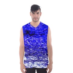 Blue Waves Flow Series 1 Men s Basketball Tank Top by DimitriosArt