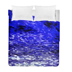 Blue Waves Flow Series 1 Duvet Cover Double Side (full/ Double Size) by DimitriosArt