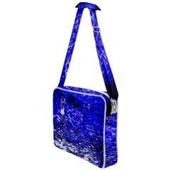 Blue Waves Flow Series 1 Cross Body Office Bag by DimitriosArt