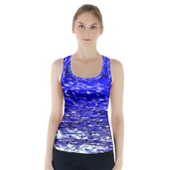 Blue Waves Flow Series 1 Racer Back Sports Top by DimitriosArt