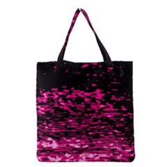 Rose Waves Flow Series 1 Grocery Tote Bag by DimitriosArt