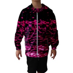 Rose Waves Flow Series 1 Kids  Hooded Windbreaker by DimitriosArt