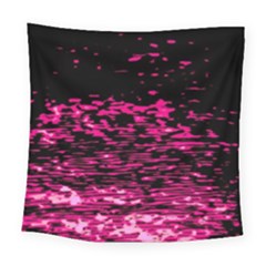 Rose Waves Flow Series 1 Square Tapestry (large) by DimitriosArt