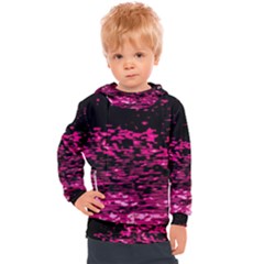 Rose Waves Flow Series 1 Kids  Hooded Pullover by DimitriosArt