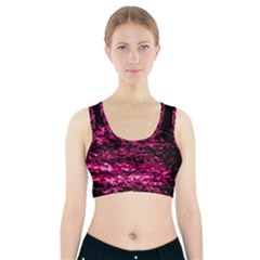 Rose Waves Flow Series 1 Sports Bra With Pocket by DimitriosArt