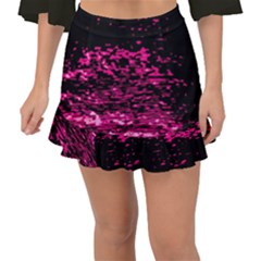 Rose Waves Flow Series 1 Fishtail Mini Chiffon Skirt by DimitriosArt