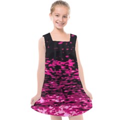 Rose Waves Flow Series 1 Kids  Cross Back Dress by DimitriosArt