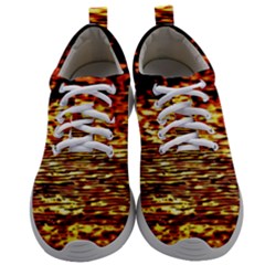 Yellow Waves Flow Series 1 Mens Athletic Shoes by DimitriosArt