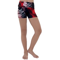 Shaman Kids  Lightweight Velour Yoga Shorts by MRNStudios