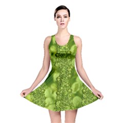 Green Fresh  Lilies Of The Valley The Return Of Happiness So Decorative Reversible Skater Dress by pepitasart