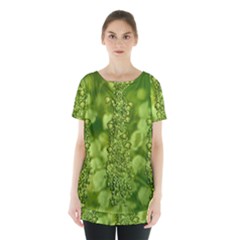 Green Fresh  Lilies Of The Valley The Return Of Happiness So Decorative Skirt Hem Sports Top by pepitasart