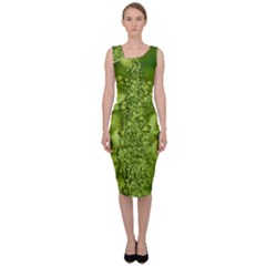 Green Fresh  Lilies Of The Valley The Return Of Happiness So Decorative Sleeveless Pencil Dress by pepitasart