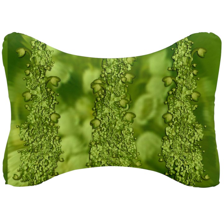 Green Fresh  Lilies Of The Valley The Return Of Happiness So Decorative Seat Head Rest Cushion