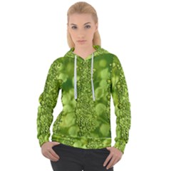 Green Fresh  Lilies Of The Valley The Return Of Happiness So Decorative Women s Overhead Hoodie