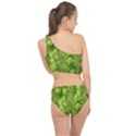 Green Fresh  Lilies Of The Valley The Return Of Happiness So Decorative Spliced Up Two Piece Swimsuit View2