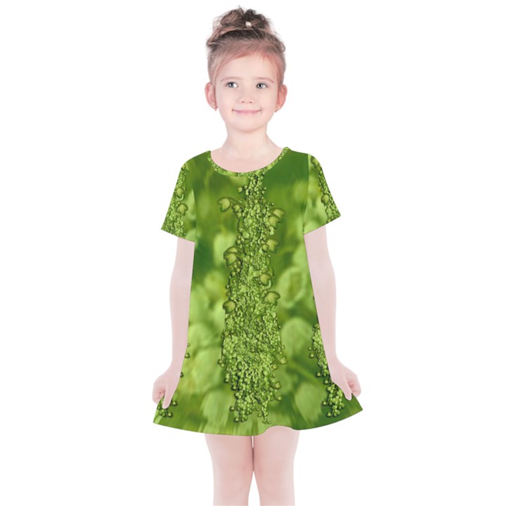 Green Fresh  Lilies Of The Valley The Return Of Happiness So Decorative Kids  Simple Cotton Dress