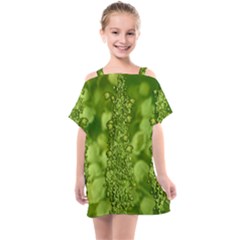 Green Fresh  Lilies Of The Valley The Return Of Happiness So Decorative Kids  One Piece Chiffon Dress by pepitasart