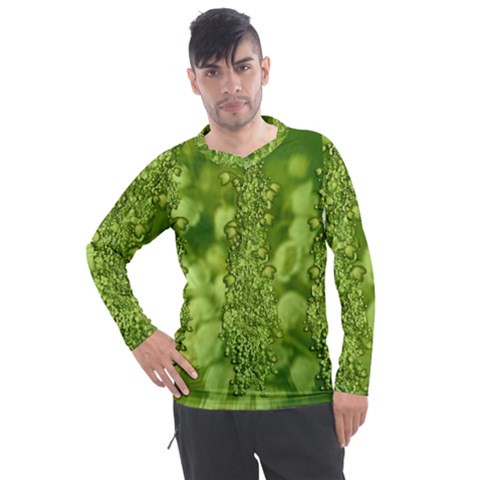 Green Fresh  Lilies Of The Valley The Return Of Happiness So Decorative Men s Pique Long Sleeve Tee by pepitasart