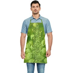 Green Fresh  Lilies Of The Valley The Return Of Happiness So Decorative Kitchen Apron by pepitasart