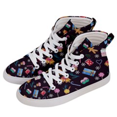 New Year Women s Hi-top Skate Sneakers by SychEva