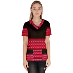 Digitalart Women s V-neck Scrub Top by Sparkle