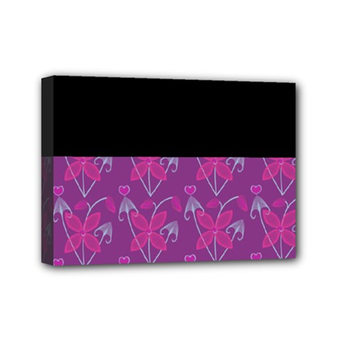 Floral Mini Canvas 7  X 5  (stretched) by Sparkle