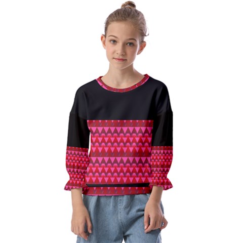 Digitalart Kids  Cuff Sleeve Top by Sparkle