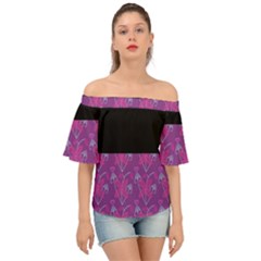 Floral Off Shoulder Short Sleeve Top by Sparkle