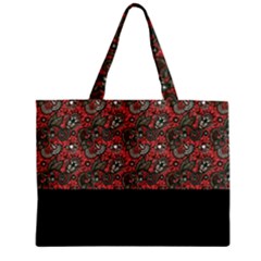 Floral Zipper Mini Tote Bag by Sparkle