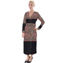 Floral Velvet Maxi Wrap Dress View1