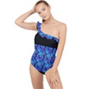 Bubbles Frilly One Shoulder Swimsuit View1