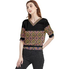 Digitaldesign Quarter Sleeve Blouse