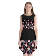 Floral Sleeveless Chiffon Dress   by Sparkle