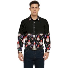 Floral Men s Long Sleeve  Shirt