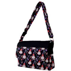 Floral Full Print Messenger Bag (l) by Sparkle