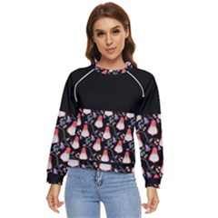 Floral Women s Long Sleeve Raglan Tee