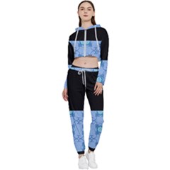 Digitaldesign Cropped Zip Up Lounge Set