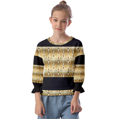 Digitaldesign Kids  Cuff Sleeve Top by Sparkle