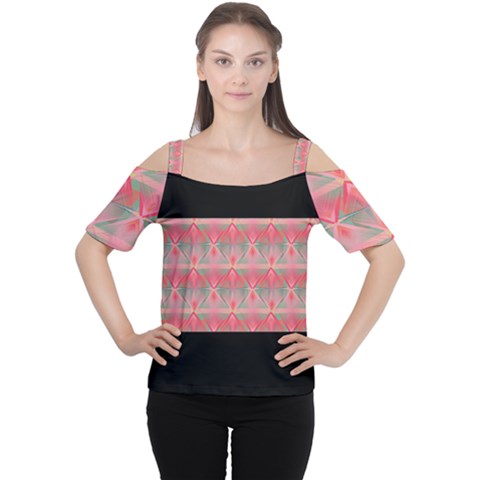 Digitaldesign Cutout Shoulder Tee by Sparkle