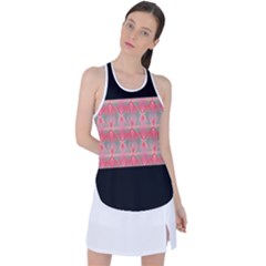 Digitaldesign Racer Back Mesh Tank Top by Sparkle