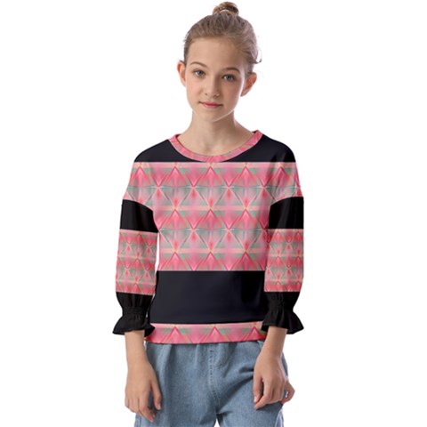 Digitaldesign Kids  Cuff Sleeve Top by Sparkle