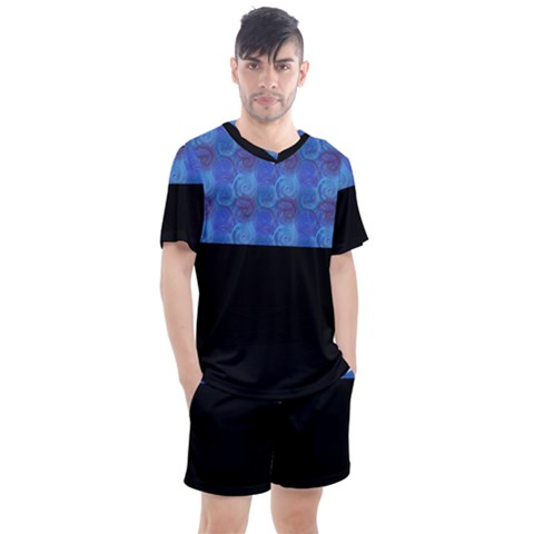 Digitaldesign Men s Mesh Tee And Shorts Set by Sparkle