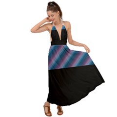 Shadecolors Backless Maxi Beach Dress by Sparkle