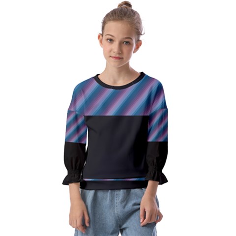 Shadecolors Kids  Cuff Sleeve Top by Sparkle