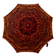 Red Waves Flow Series 2 Hook Handle Umbrellas (large) by DimitriosArt